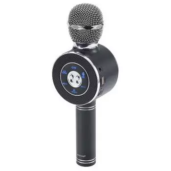 Беспроводной Bluetooth караоке микрофон Wster WS-668, чёрный