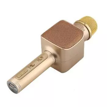 Беспроводной караоке микрофон YS-68 Magic Karaoke, золото, золото