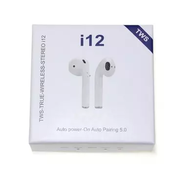 Беспроводные наушники i12 TWS Bluetooth 5.0