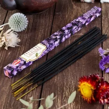 Благовония - HEM Precious Lavender (Драгоценная лаванда), четырехгранник, 8 палочек