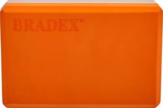 Блок для йоги Bradex SF 0731, оранжевый