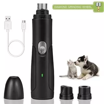 Электрический триммер для когтей USB, чёрный