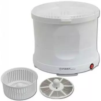 Картофелечистка-сушилка First FA-5120 White, мощность 60 Вт, загрузка 1 кг картофеля, диаметр 25 см, белый