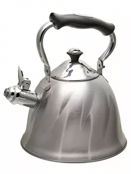 Kelli Чайник со свистком KL-4325 3 л, серебристый