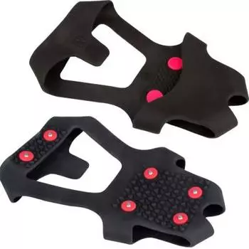 Ледоступы Ice Grippers - противоскользящие накладки на обувь, L (41-45 р.), чёрный