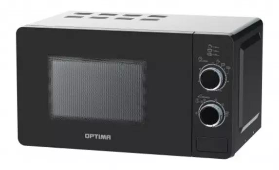 Микроволновая печь OPTIMA MO-2110B (20л, 700Вт,механич.ПУ, кнопка д/открыв. дверцы,лампа, черн)