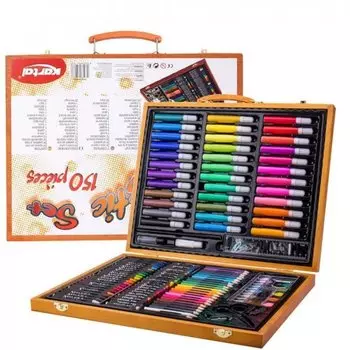 Набор для рисования Artistic Set 150 в деревянном кейсе