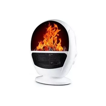 Портативный электрообогреватель Flame Heater, имитация камина