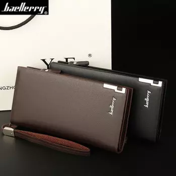 Портмоне мужское Baellerry Leather, Коричневый