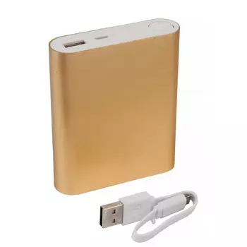Power Bank, 10400 mAh, в ассортименте, Золотой