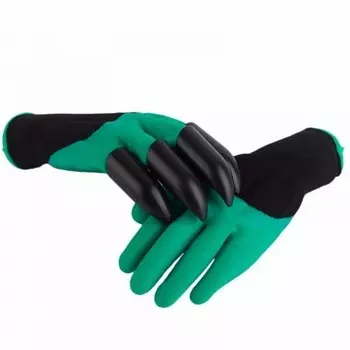 Садовые перчатки с когтями Garden Genie Gloves