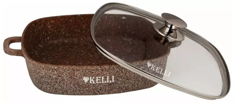 Сотейник Kelli KL-4059-28, с крышкой, 28 см