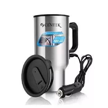 Термокружка автомобильная Centek CT-0090, 500мл, 35Вт