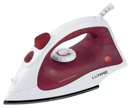 Утюг LUMME LU-1129 бордовый гранат/белый
