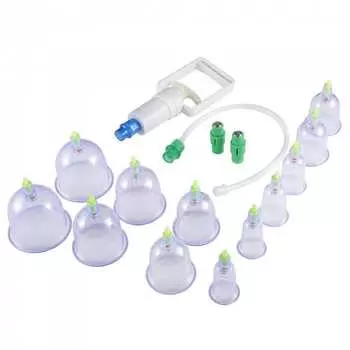 Вакуумные массажные банки - набор 12 шт