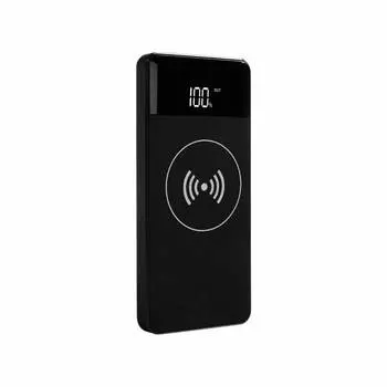 Внешний аккумулятор с беспроводной зарядкой Hoox Aura 10000, чёрный