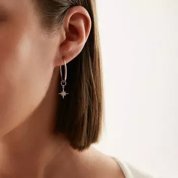 Серебряная подвеска с фианитами MIE