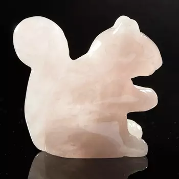 Белка розовый кварц 5 см