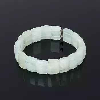 Браслет аквамарин (биж. сплав) 18 см