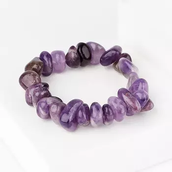 Браслет аметист 16 см
