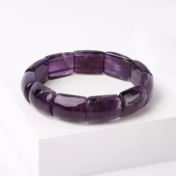 Браслет аметист 17 см