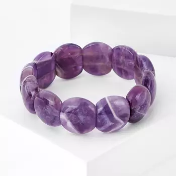 Браслет аметист 18 см