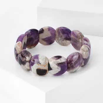 Браслет аметист 18 см