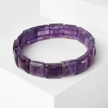 Браслет аметист 18 см