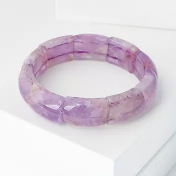 Браслет аметист 18 см