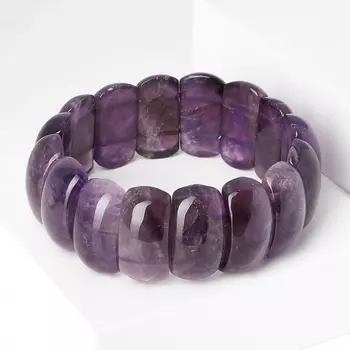 Браслет аметист 18 см