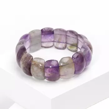 Браслет аметист 19 см