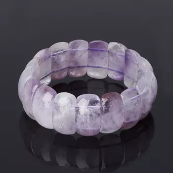 Браслет аметист 19 см