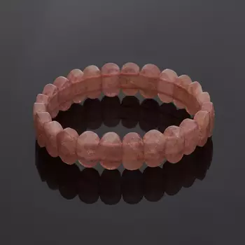 Браслет авантюрин красный огранка 18 см