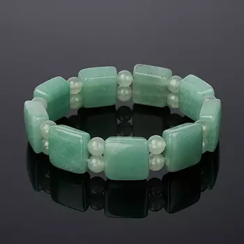 Браслет авантюрин зеленый 16 см