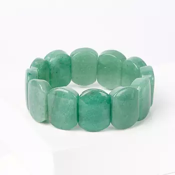 Браслет авантюрин зеленый 16 см