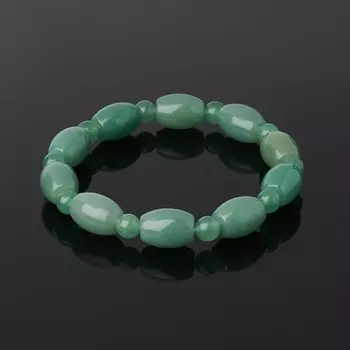 Браслет авантюрин зеленый 17 см