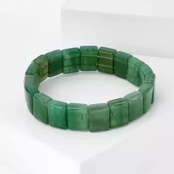 Браслет авантюрин зеленый 18 см