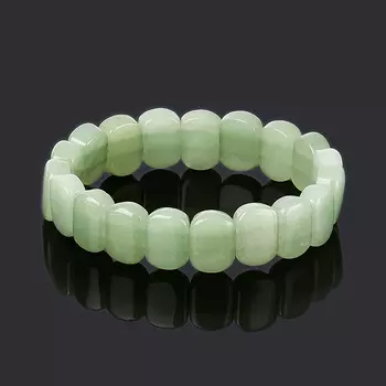 Браслет авантюрин зеленый 18 см