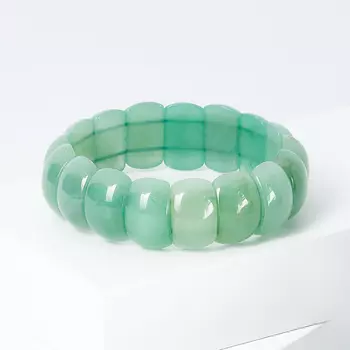 Браслет авантюрин зеленый 19 cм