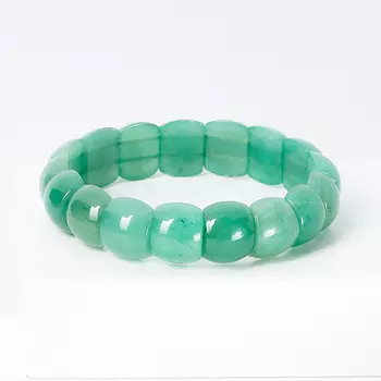 Браслет авантюрин зеленый 19 см