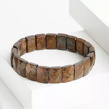 Браслет бронзит огранка 18 см