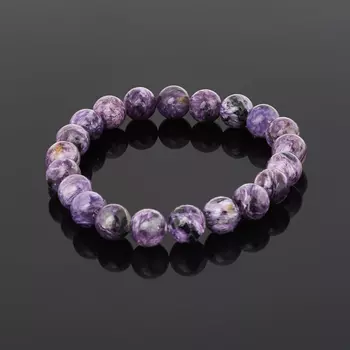 Браслет чароит 10 мм 18 см