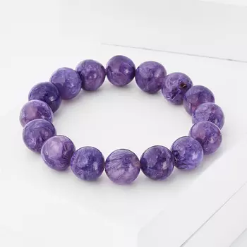 Браслет чароит 12 мм 16 см