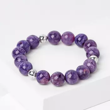 Браслет чароит (биж. сплав) 17 см