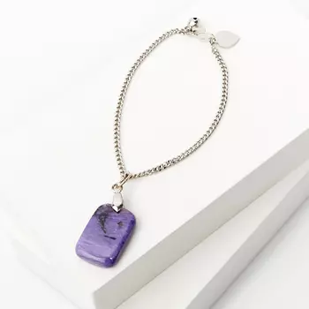 Браслет чароит (биж. сплав) 19 см