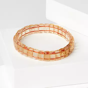 Браслет цитрин 17 см