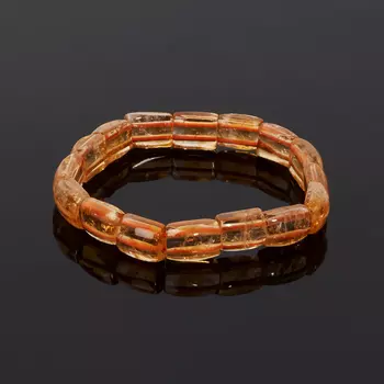 Браслет цитрин 18 см