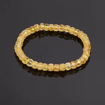 Браслет цитрин огранка 5 мм 16 см