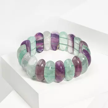 Браслет флюорит 16 см