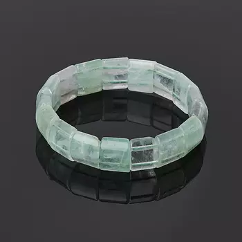 Браслет флюорит зеленый 18 см